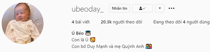 Con trai Duy Mạnh chính thức gia nhập hội hot kid Việt với bức ảnh góc nghiêng thần thánh được bố chụp sương sương trên story-2