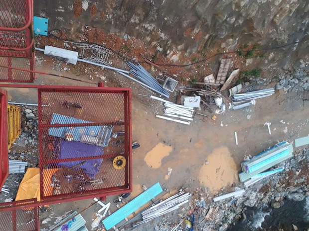 Ảnh: Cận cảnh bên trong khu vực nhà điều hành thủy điện Rào Trăng 3 bị lũ quét vùi lấp-2