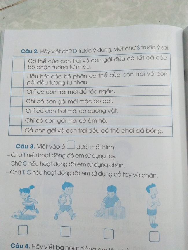 Tranh cãi chuyện vở Bài tập Tự nhiên và Xã hội lớp 1 dùng từ chỉ bộ phận nhạy cảm, chuyên gia nói gì?-1