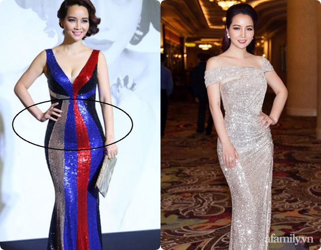 Không chỉ Nữ thần Kim Ưng, nhiều sao Việt cũng bị lộ dáng béo tròn bụng mỡ vì thiết kế váy đuôi cá-8