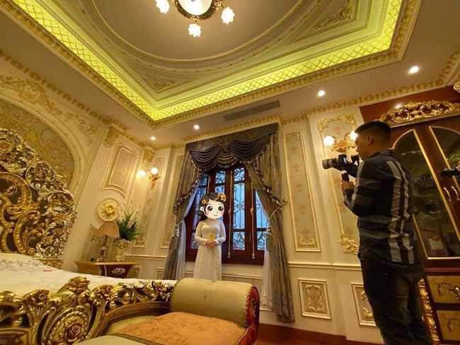 Choáng với đám cưới trong lâu đài dát vàng tại Tuyên Quang, đón dâu bằng xe Rolls Royce chiếm ngay spotlight trên mạng xã hội-5