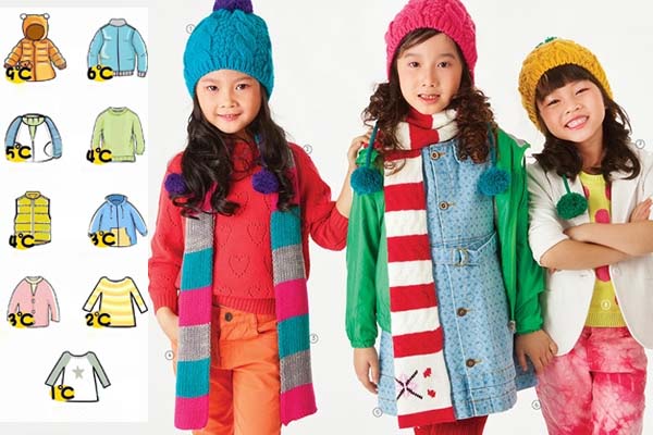 Công thức” mặc quần áo mùa thu đông đúng cách giúp trẻ luôn ấm áp ...