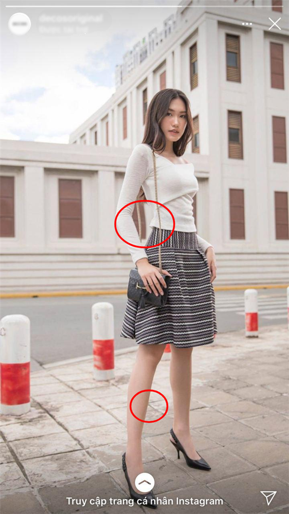 Người đẹp có vòng eo nhỏ nhất Hoa hậu Việt Nam lộ ảnh photoshop quá đà gây choáng-1