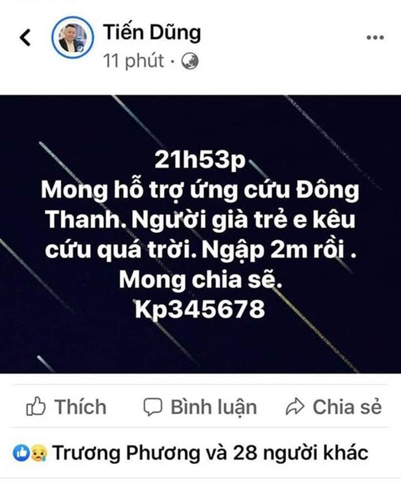 Lũ dâng cao, người dân Quảng Trị lên mạng cầu cứu: Nhà em đang vịn cửa sổ. Cứu em với-2