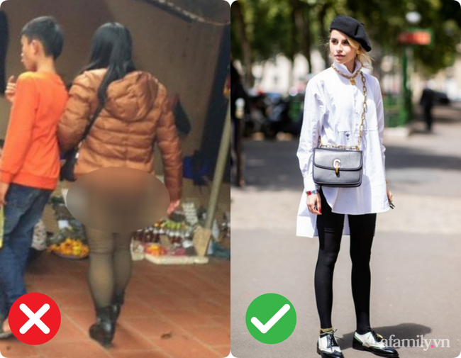 Trời lạnh là dân tình lại nhức nhối với kiểu ăn mặc của một vài chị em: Vô tư diện legging hớ hênh khiến người nhìn ngán ngẩm-1