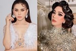 Đi đám cưới tình cũ Quý Bình, Lâm Khánh Chi thay tới 2 bộ váy cắt khoét hiểm hóc-6