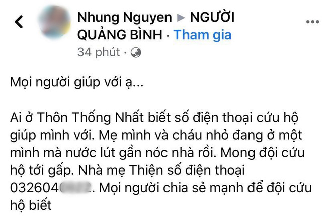 Quảng Bình: Nước lũ dâng cao, nhấn chìm nhà cửa, người dân kêu cứu giữa biển nước mênh mông-13