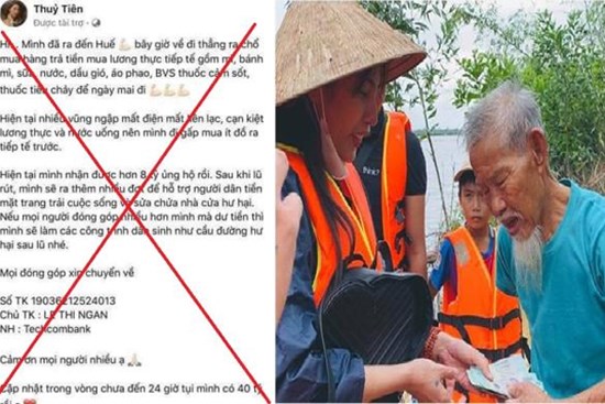 Kẻ mạo danh ca sĩ Thủy Tiên kêu gọi từ thiện có thể bị xử lý thế nào?