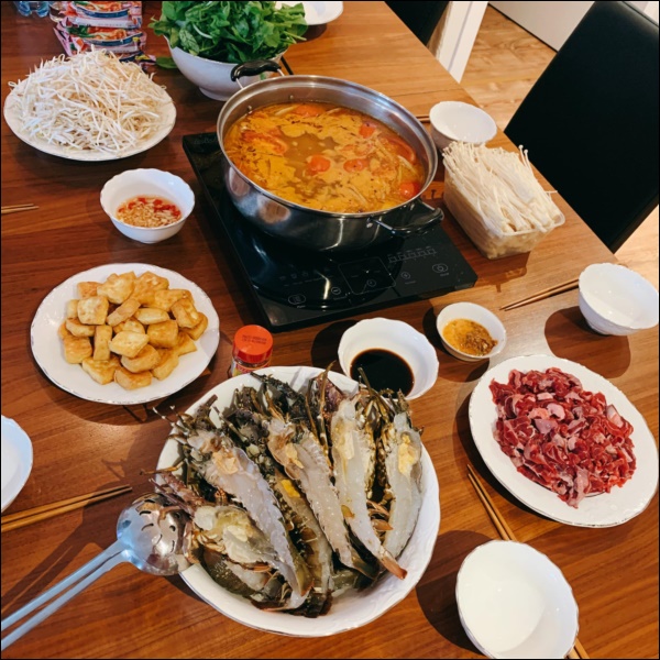 Vợ Thành Trung không chỉ khéo chăm con mà còn giỏi chiều chồng, nấu toàn món đưa cơm lại còn hợp thời tiết ngày lạnh-5