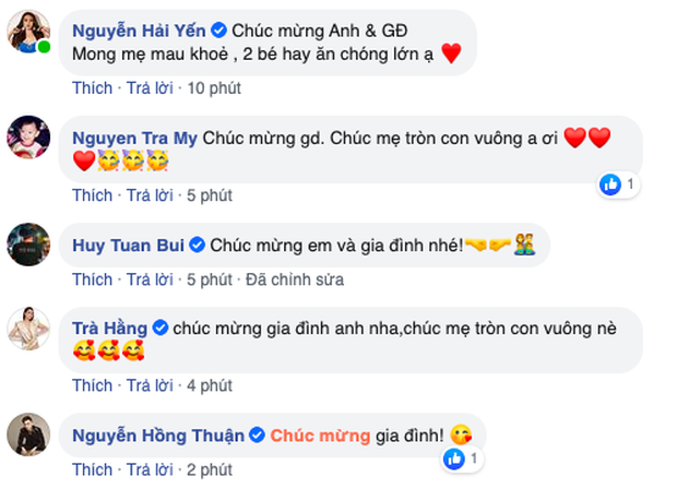 Bà xã Khắc Việt chính thức hạ sinh đôi trai gái đầu lòng-2