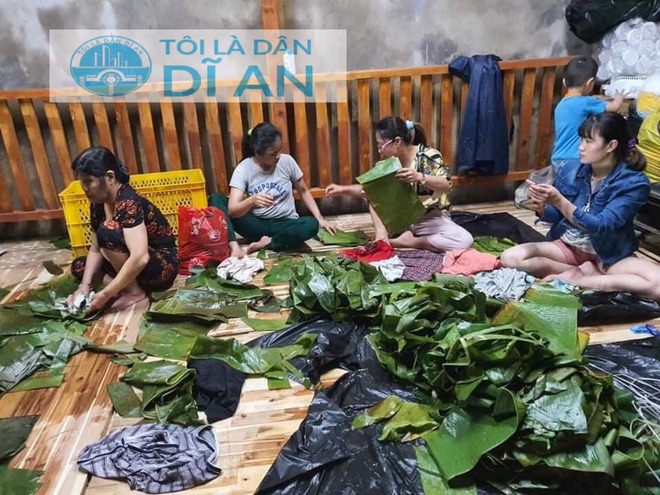 Người dân nhiều tỉnh thành chung tay gói hàng ngàn chiếc bánh chưng, bánh tét cứu trợ khúc ruột miền Trung-25