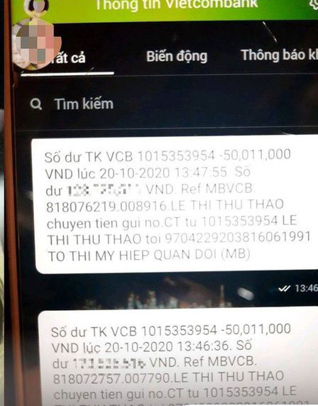 Vợ của nạn nhân tử vong ở thủy điện Rào Trăng bị kẻ gian lừa đảo 100 triệu đồng qua điện thoại: Em biết phải làm sao đây?-2