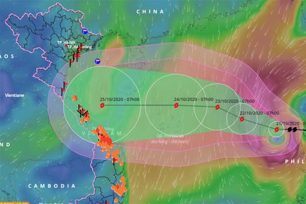 Dự báo thời tiết 22/10: Miền Bắc lạnh về đêm và sáng, miền Trung ngớt mưa-2