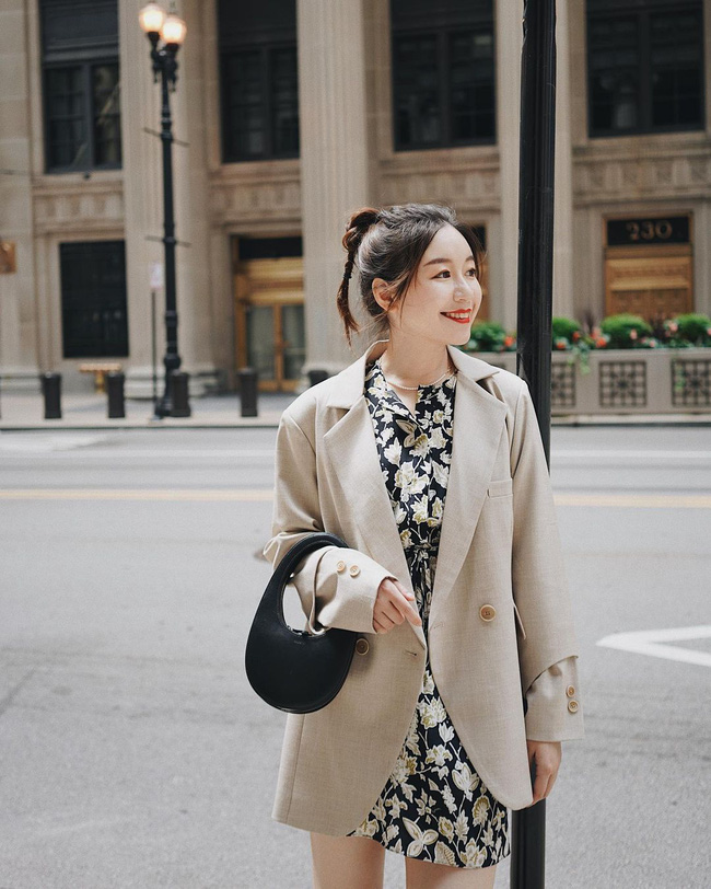Chỉ với một kiểu blazer, nàng fashionista đã mix được cả chục set đồ xịn đẹp, thấy mà chẳng muốn shopping nhiều cho phí tiền-6