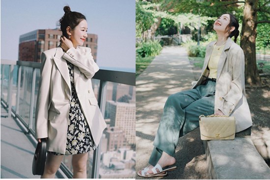 Chỉ với một kiểu blazer, nàng fashionista đã mix được cả chục set đồ xịn đẹp, thấy mà chẳng muốn shopping nhiều cho phí tiền