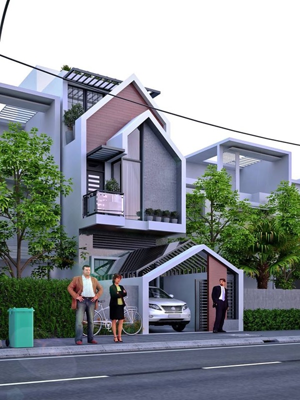 Những mẫu nhà phố đẹp như mơ, ai ngắm cũng phải trầm trồ vì thiết kế cực độc đáo và hiện đại-14