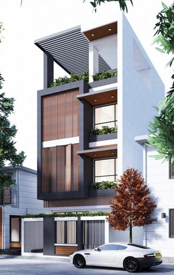 Những mẫu nhà phố đẹp như mơ, ai ngắm cũng phải trầm trồ vì thiết kế cực độc đáo và hiện đại-15