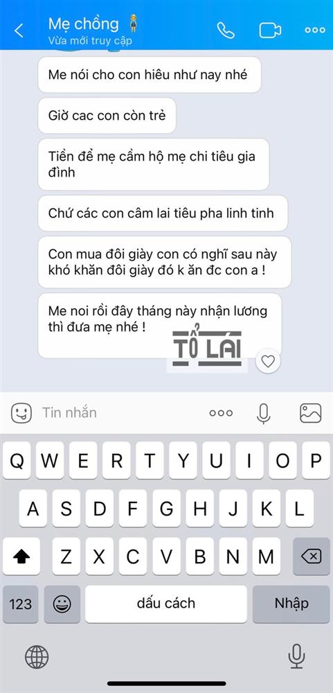 Đã giữ toàn bộ tiền của con trai, mẹ chồng vẫn muốn con dâu đưa lương giữ hộ, những cách giải quyết đặc sắc được đưa ra khiến MXH ủng hộ rần rần!-1