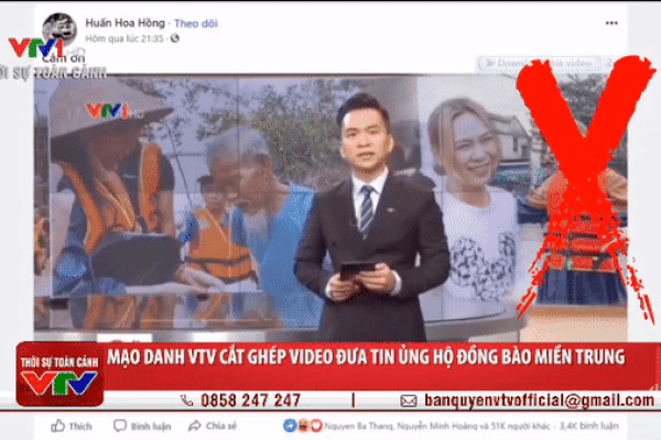 Huấn Hoa Hồng khai nhận về clip giả mạo bản tin Chuyển động 24h của VTV-4