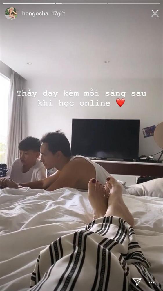 Không chỉ ôm ấp, Kim Lý còn có 1 loạt hành động như này với Subeo, dạy dỗ quá chu đáo thì bảo sao Hà Hồ chẳng khen hết lời-3