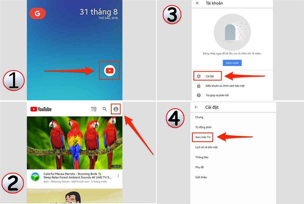 Cách kết nối điện thoại với tivi qua youtube giúp bạn thỏa sức giải trí chỉ qua vài bước đơn giản-2
