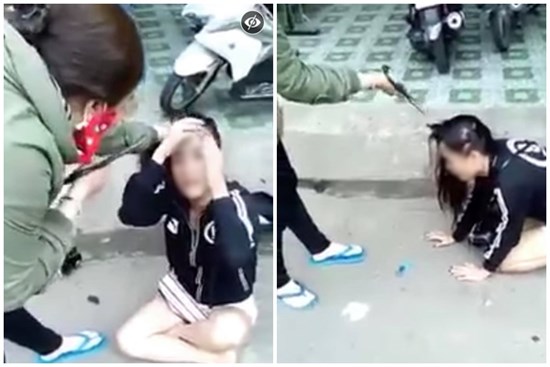 Màn đánh ghen náo loạn phố xá: 