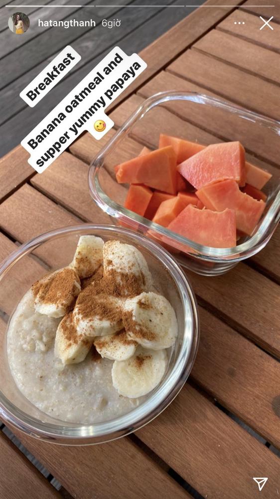 Để ý mới thấy Tăng Thanh Hà ăn sáng rất khác biệt: Không phải xôi cháo, bún phở mà là 6 loại quả ngon lành này, chả trách làm mẹ 2 con mà vẫn xinh đẹp, khỏe khoắn!-11