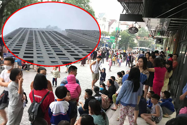 Hà Nội: Cháy quán lẩu trên đường Dịch Vọng Hậu, giao thông tê liệt giờ tan tầm-2