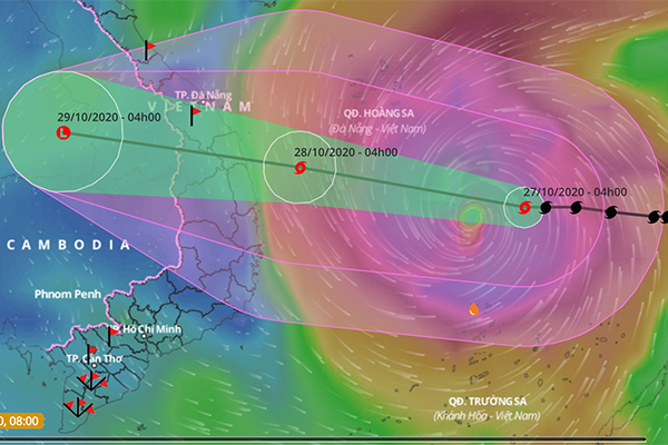 Bão số 9 cường độ rất mạnh, nhiều tỉnh cấm biển-2