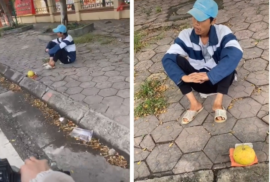 Người đàn ông bán bưởi xưng hô ta - ngươi kỳ lạ với khách, trả 7.000 đồng/ quả không bán mà nhất quyết phải là 6.900 đồng!-3