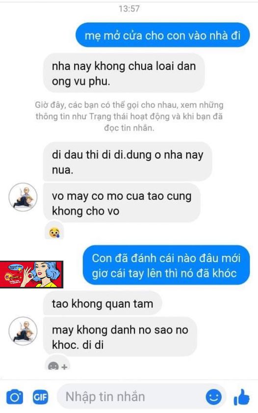 Mới chót giơ tay thị uy với vợ đã bị mẹ đẻ đuổi ra khỏi nhà, thanh niên tội nghiệp” than thở: Con đẻ mà cứ như con ghẻ thế này!”-2