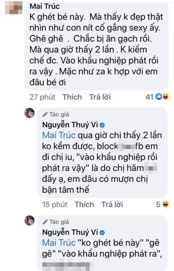 Đăng hình sexy bị mỉa mai con nít ăn mặc thấy gớm, Thúy Vi đáp trả không trượt phát nào-5