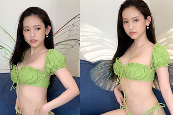 Thúy Vi mặc áo hở nguyên lưng - Sam đơn giản mà chất-10