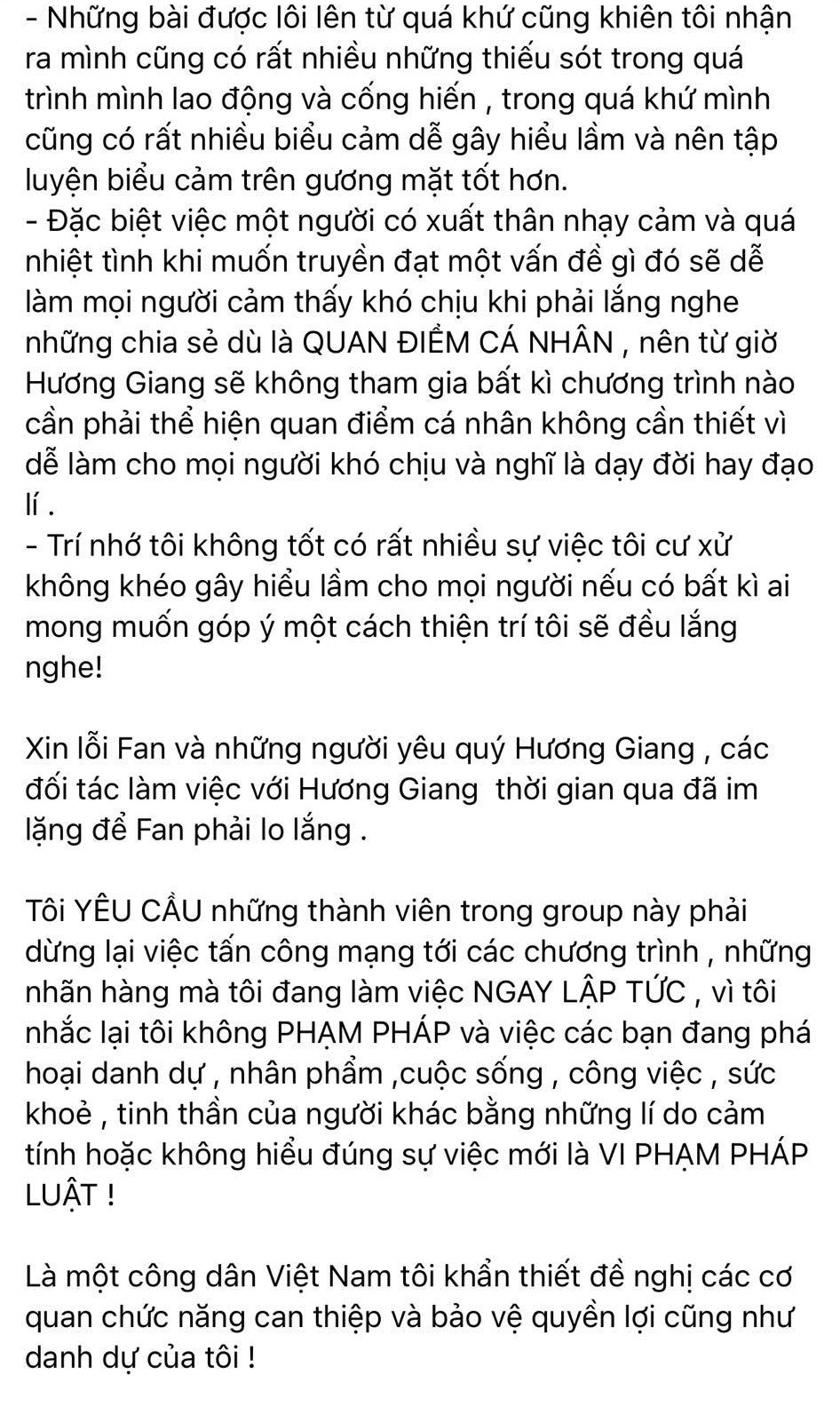 Hương Giang chính thức lên tiếng khi trở thành Hoa hậu bị ghét nhất showbiz Việt, đòi xử lý đến cùng anti-fan-6