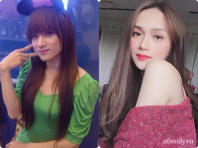 Tự nhận không cắt mắt, sửa mũi, bơm môi, độn cằm, nhưng nhìn lại nhan sắc của Hương Giang ngày trước khác xa so với thực tại lung linh-4