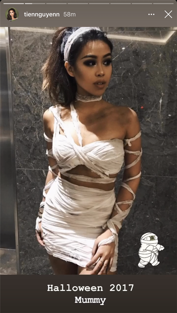 Tặng gấp Tiên Nguyễn danh xưng Nữ hoàng Halloween, năm nào cũng hoá trang gắt vậy thì rich kid nào đọ nổi?-2