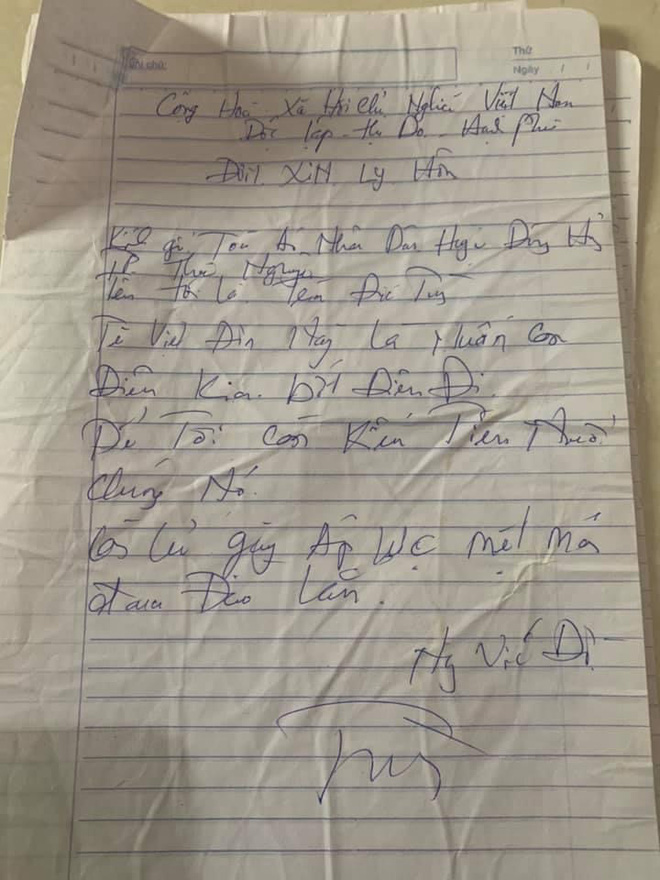 Cãi nhau kịch liệt, chồng tức giận viết đơn ly hôn, vợ đọc xong không nhịn được cười vì nguyên nhân-1