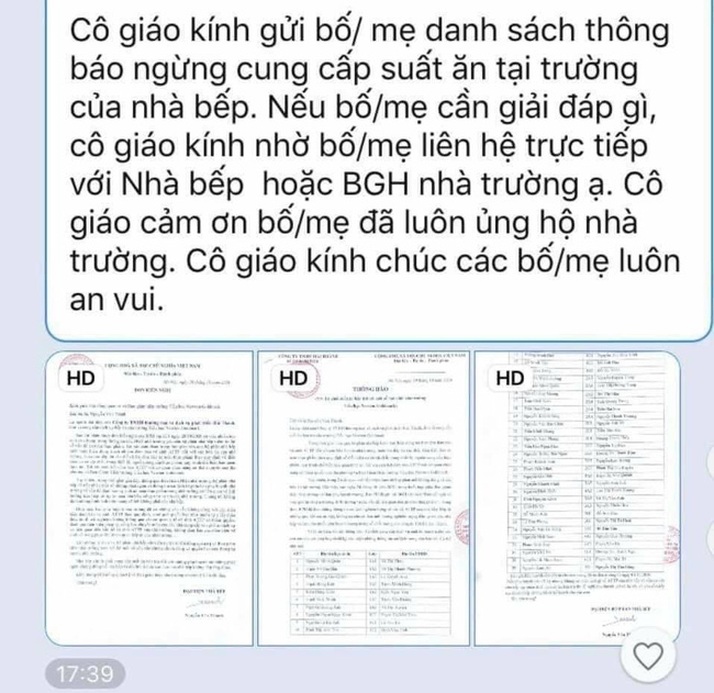 Xôn xao sự việc 39 học sinh tiểu học bị từ chối phục vụ ăn bán trú vì bố mẹ có ý kiến về chất lượng thực phẩm khiến nhiều học sinh bị đau bụng thời gian dài-6