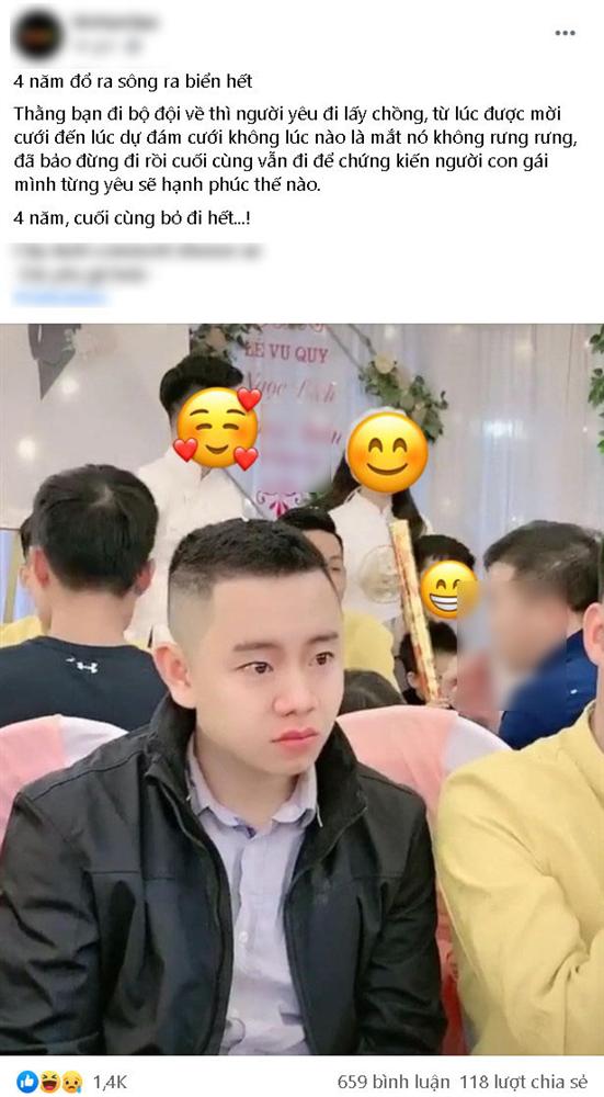 Anh chàng người yêu cũ si tình rưng rưng suốt đám cưới bạn gái, dân mạng tôn làm của hiếm-1