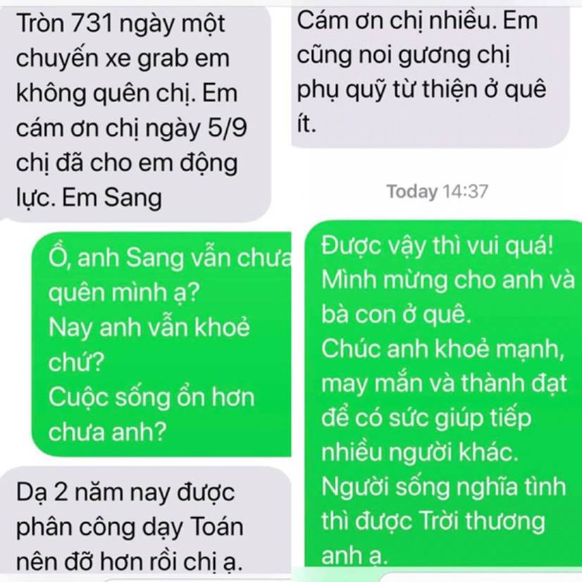 Tặng tài xế grab quà trung thu, người phụ nữ không ngờ cứ mỗi năm lại nhận được tin nhắn có nội dung đặc biệt-3