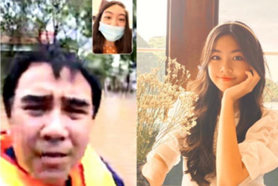 Con gái MC Quyền Linh gây xúc động với lời dặn dò gửi bố đang cứu trợ ở miền Trung