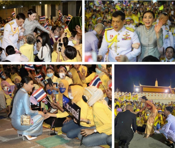 Hoàng hậu Suthida gây chú ý với biểu cảm khác lạ khi Hoàng quý phi Thái Lan quỳ rạp dưới chân Quốc vương-7