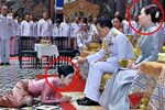 Clip Hoàng hậu Suthida ngó lơ Hoàng quý phi Thái Lan khi chạm mặt gây sốt, dân mạng bàn tán về chi tiết trên trang phục của bà-7