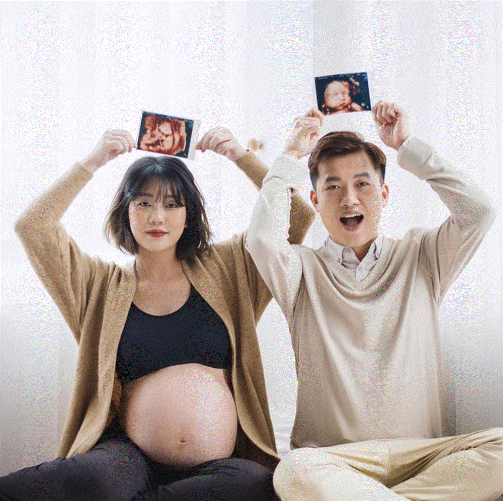 Bà xã MC Trần Ngọc khoe bụng bầu cỡ đại nhưng khi nhìn lên mặt thì ai cũng giật mình vì 1 điều-3