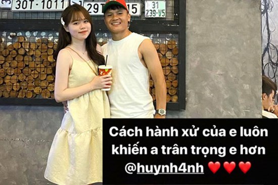 Lời khen của Quang Hải dành cho Huỳnh Anh: 