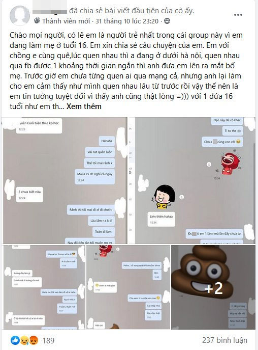 Vợ trẻ sốc nặng vì chồng ăn tạp”, liên tục chat sex với cả gái ở cữ khi mình đang mang bầu-1