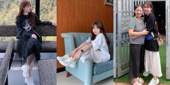 Không biết chuyện tình cảm trúc trắc thế nào, nhưng nhìn street style sẽ thấy Huỳnh Anh nhất kiến chung tình với 3 đôi giày thể thao này-1