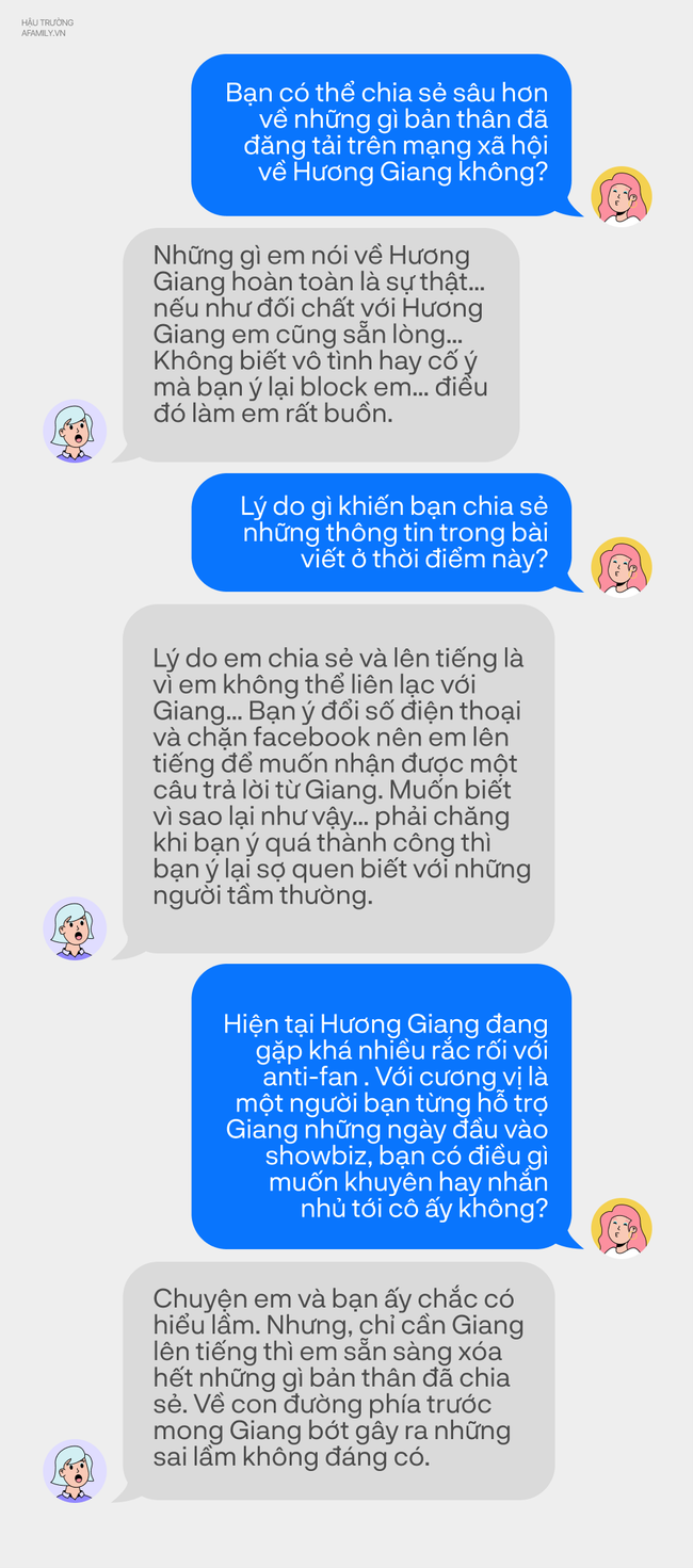 Phỏng vấn bạn học cũ vừa tố” Hương Giang vô ơn: Câu chuyện 100% là sự thật, sẵn sàng đối chất-6
