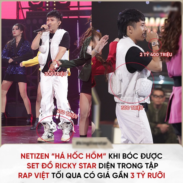 Ricky Star chơi lớn diện đồ hiệu 3,5 tỷ đồng đụng hàng ngay Sơn Tùng-1