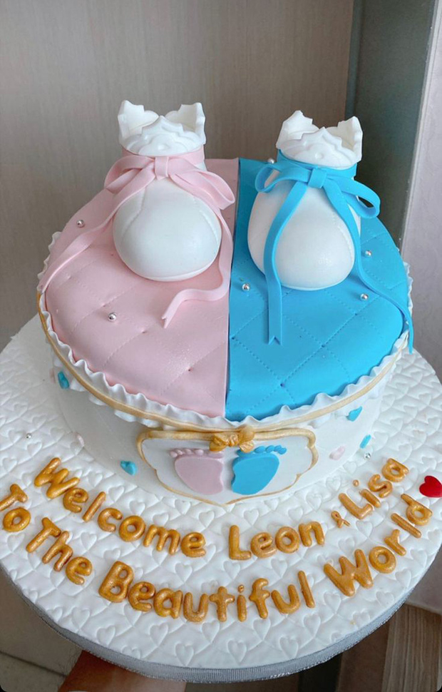 Hà Hồ vừa hạ sinh đôi trai gái, bạn thân đã để lộ luôn tên thân mật của 2 bé-1